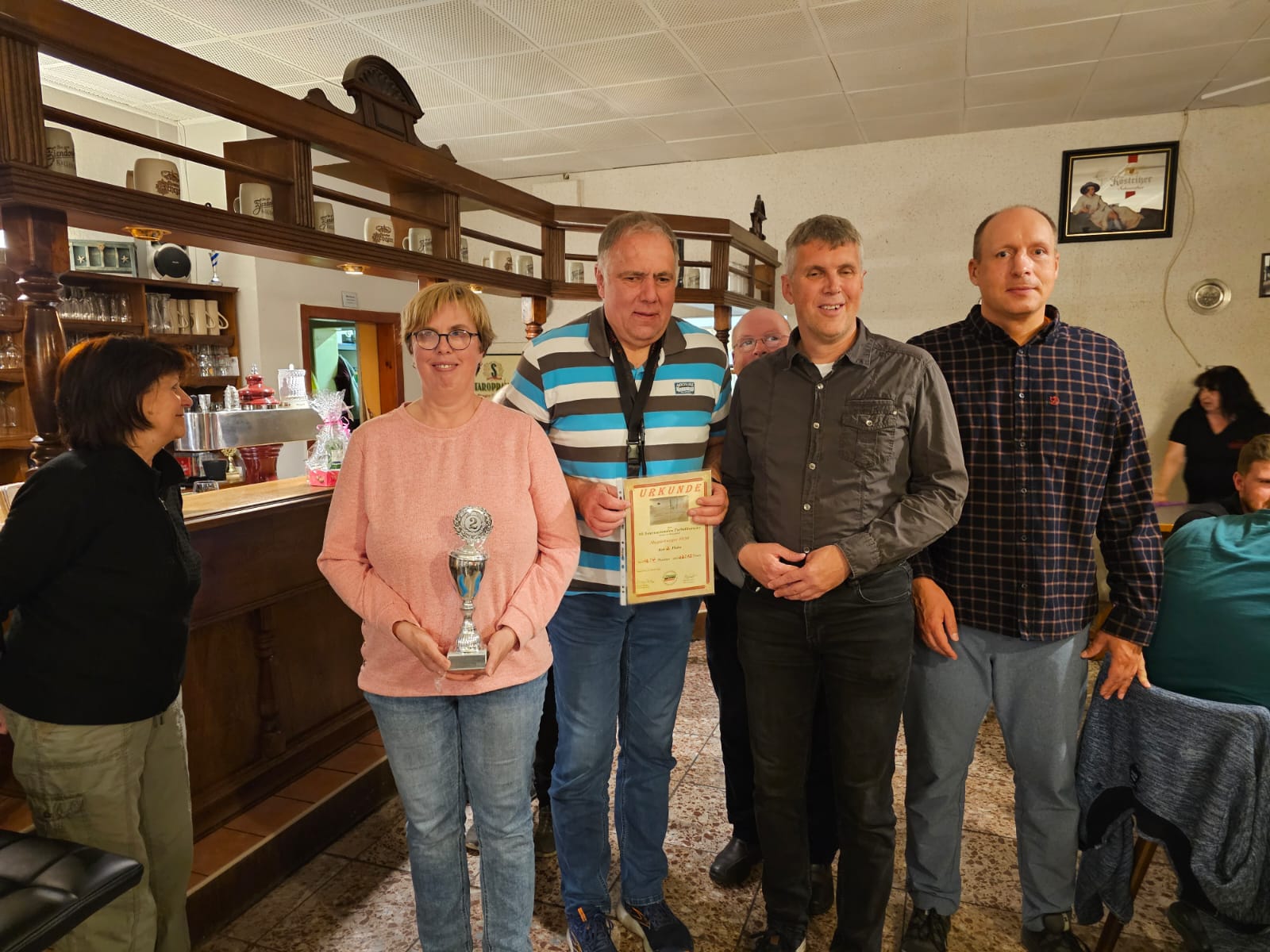 Siegerehrung 2. Platz MSV 90